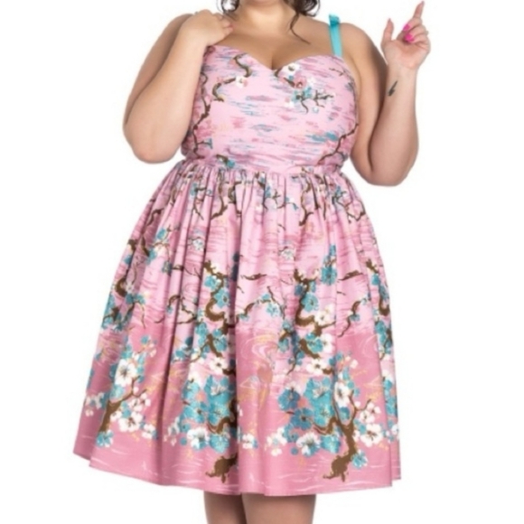 Top Hell Bunny Imprimé Léopard Rose - Style Gothique Catwalk, Taille L, Pour Look Pin-up
